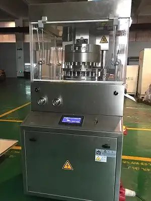 What is the production capacity of a fully automatic tablet making machine?